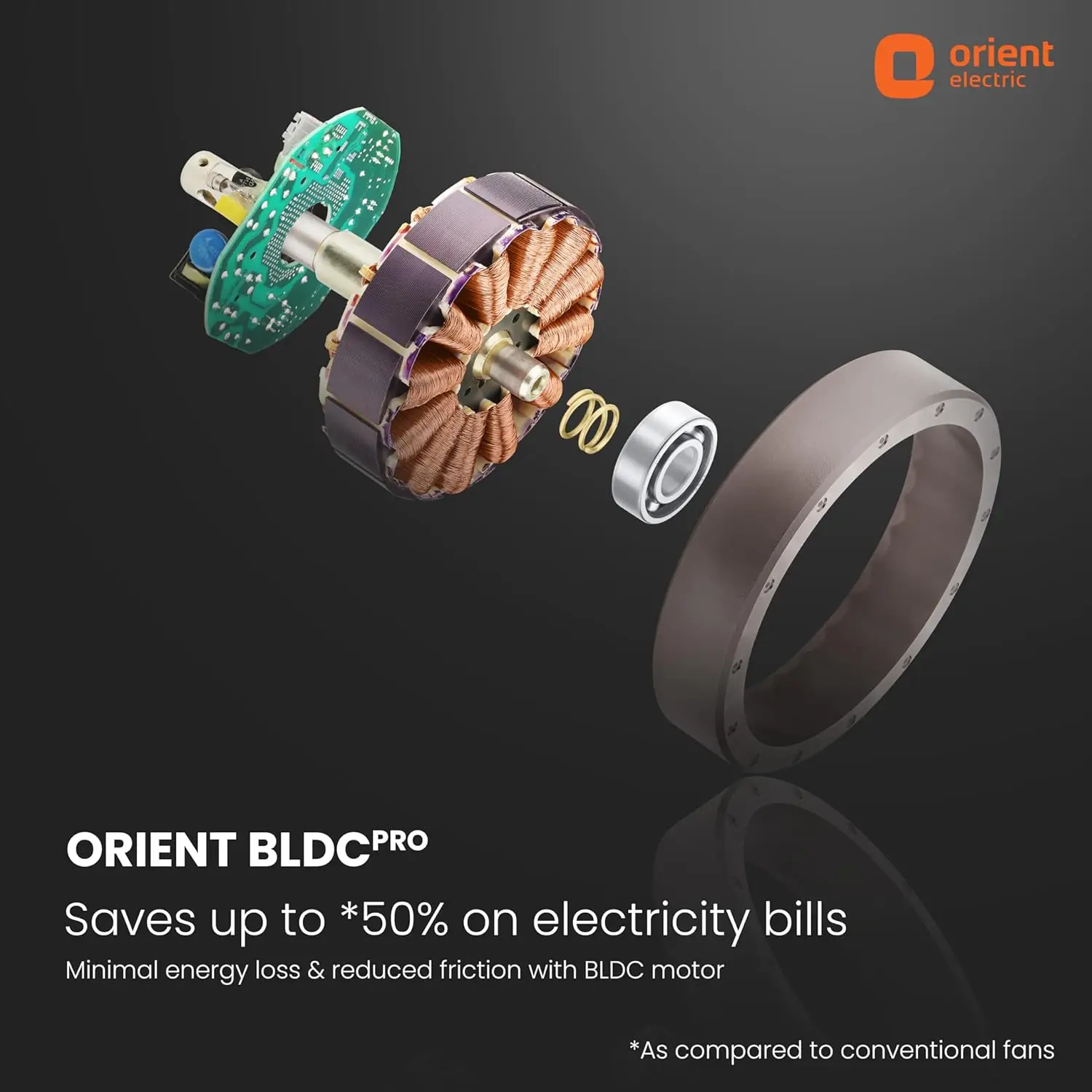 Orient Aeroslim IoT Remote with Light 1200mm Ceiling Fan view 2