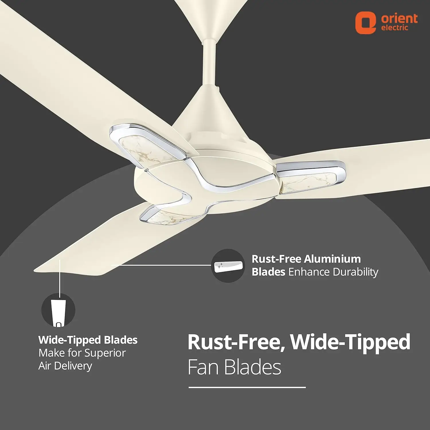Orient Jazz Trendz Decorative 1200mm Ceiling Fan view 3