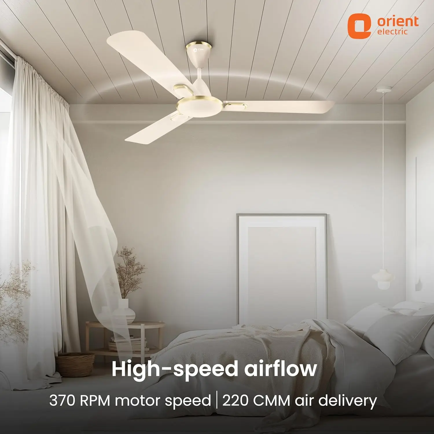 Orient Blanco Decorative 1200mm Ceiling Fan view 2