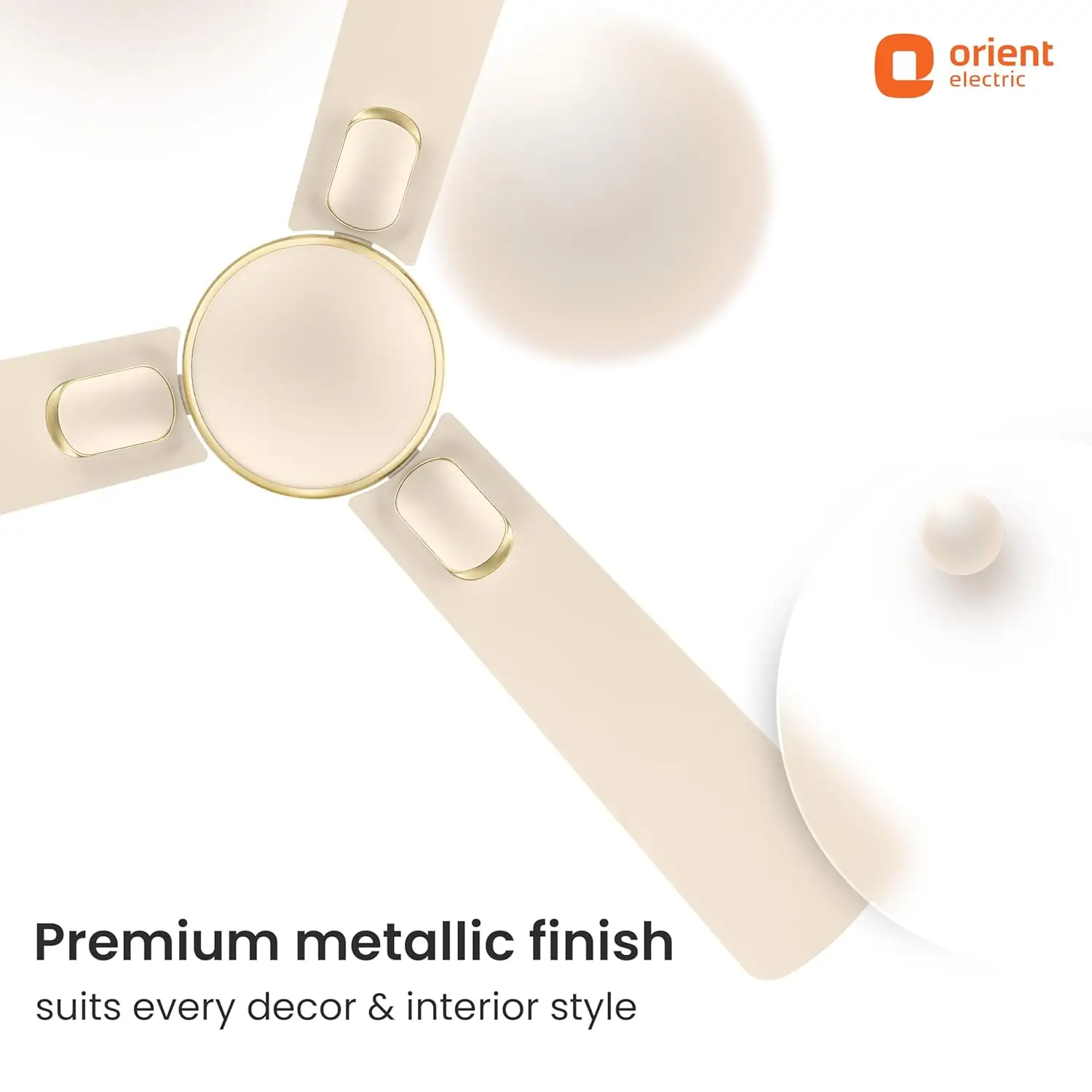 Orient Blanco Decorative 1200mm Ceiling Fan view 5