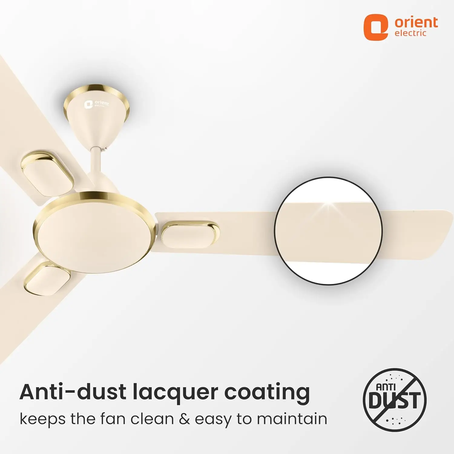 Orient Blanco Decorative 1200mm Ceiling Fan view 6