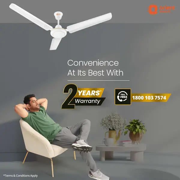 Orient Rapid Air 1200mm Ceiling Fan view 6