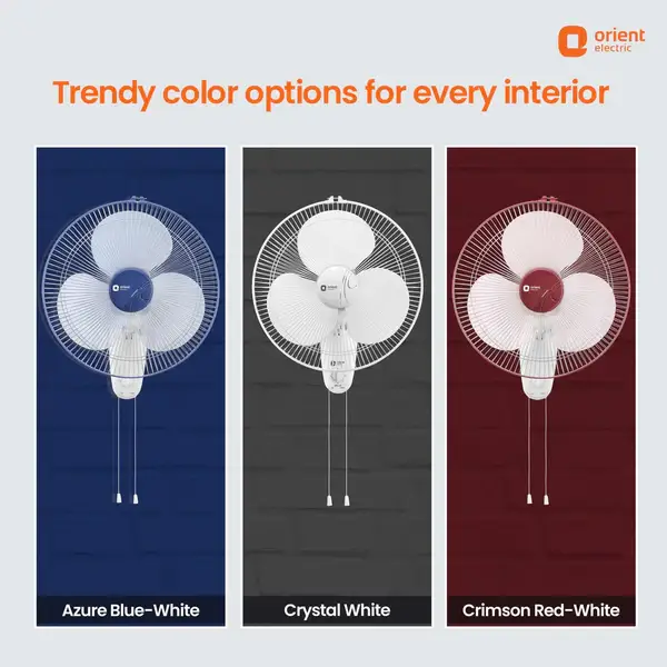 Orient Wall 44 400mm Wall Fan view 8