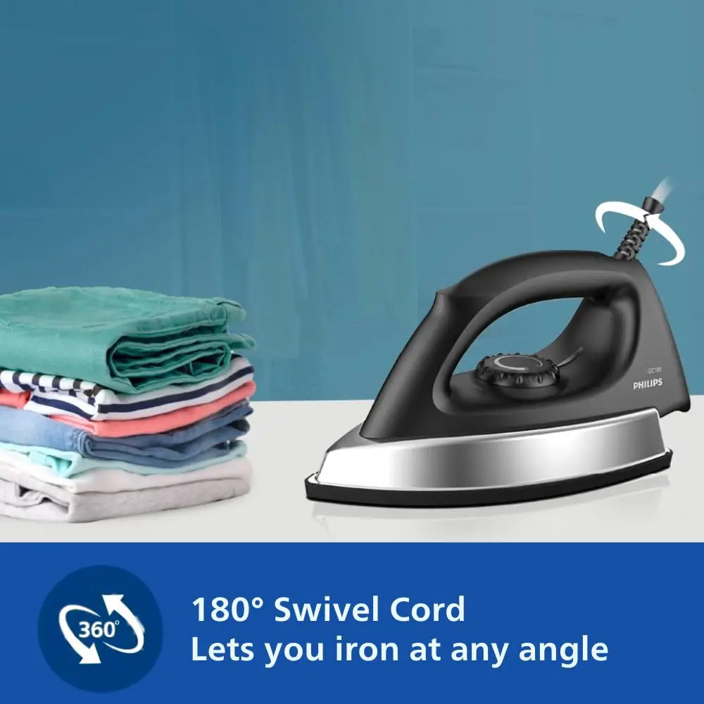 Philips GC181/80 1000 Watt Heavy Weight Dry Iron view 3