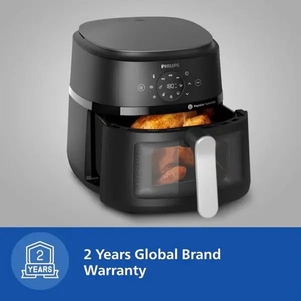 Philips NA221/00 4.2L 1500 Watt with Rapid Air Technology Digital Airfryer view 2