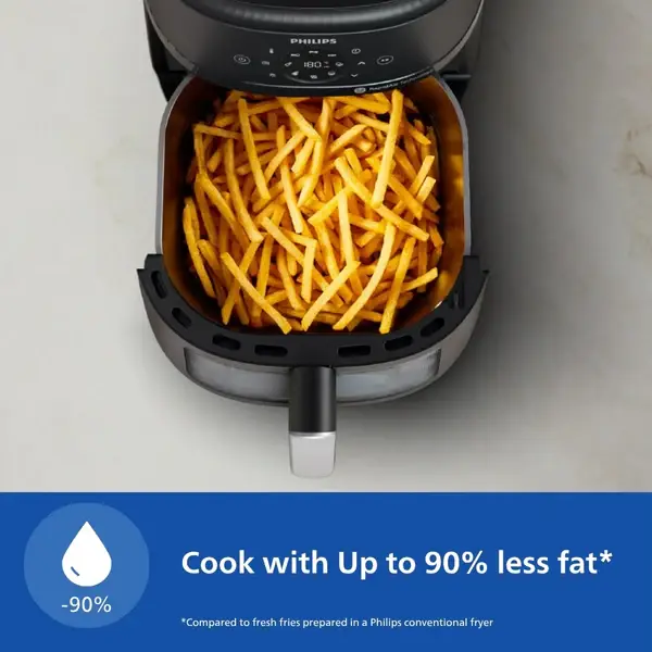Philips NA221/00 4.2L 1500 Watt with Rapid Air Technology Digital Airfryer view 3