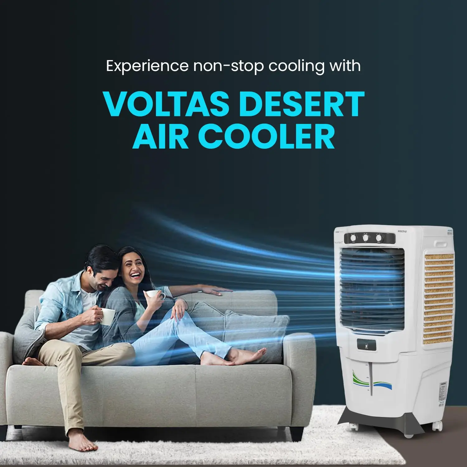 Voltas Victor 55 Litres Desert Air Cooler view 4