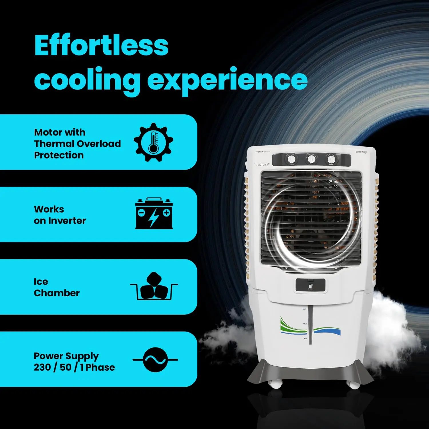 Voltas Victor 55 Litres Desert Air Cooler view 7
