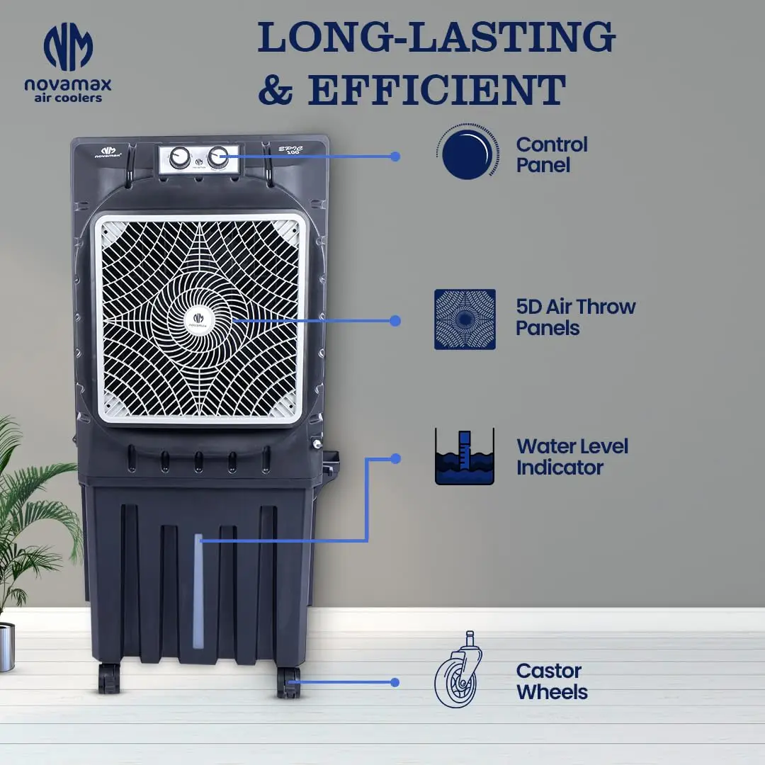 Novamax Epic 100 Litres Air Cooler view 2