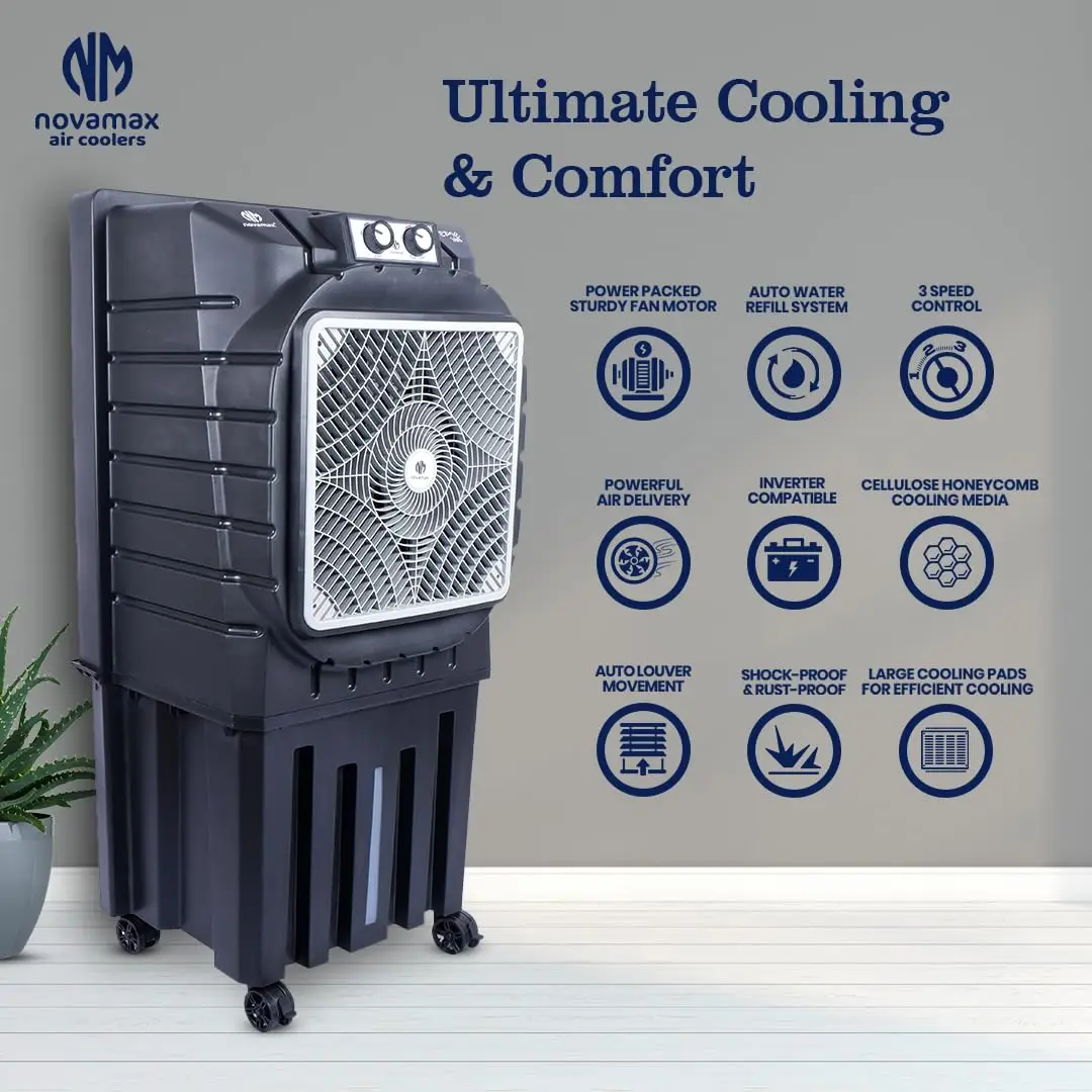 Novamax Epic 100 Litres Air Cooler view 6