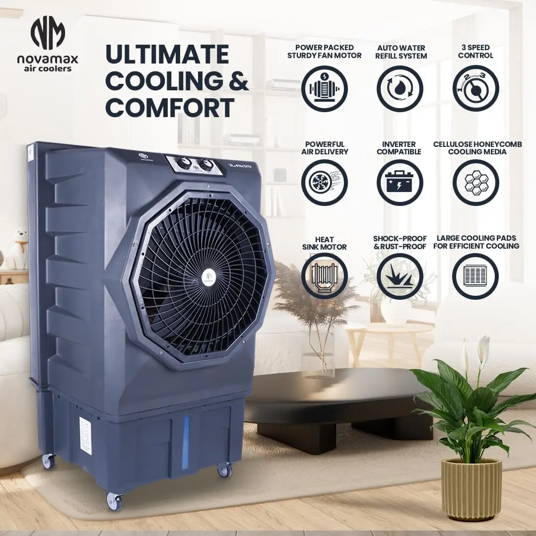 Novamax Rambo 100 Litres Air Cooler view 4