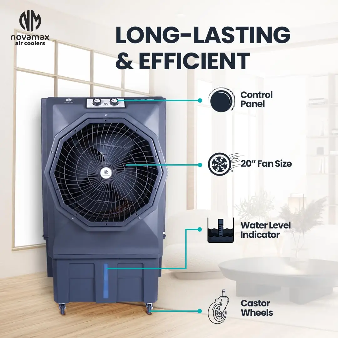 Novamax Rambo 100 Litres Air Cooler view 7
