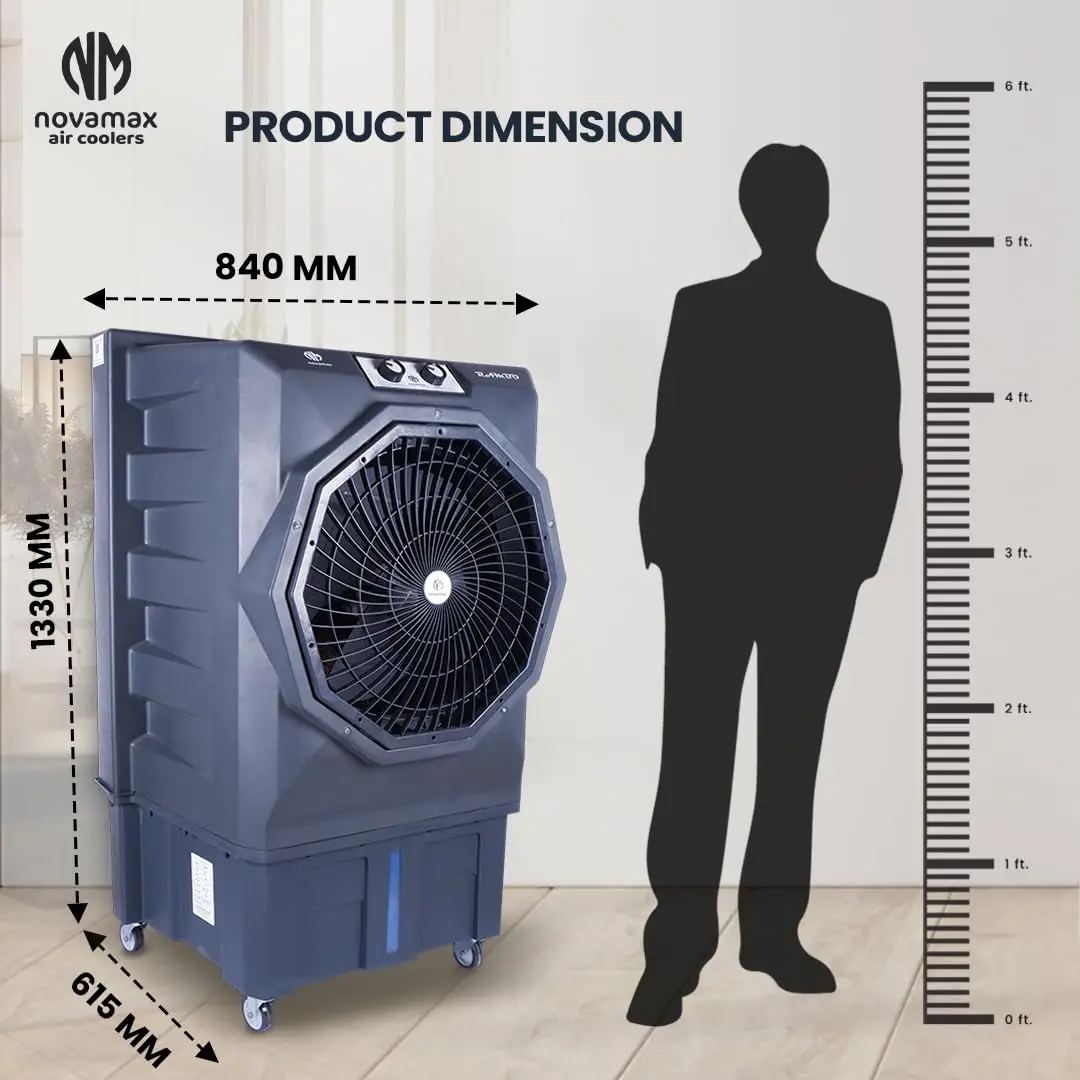 Novamax Rambo 100 Litres Air Cooler view 8