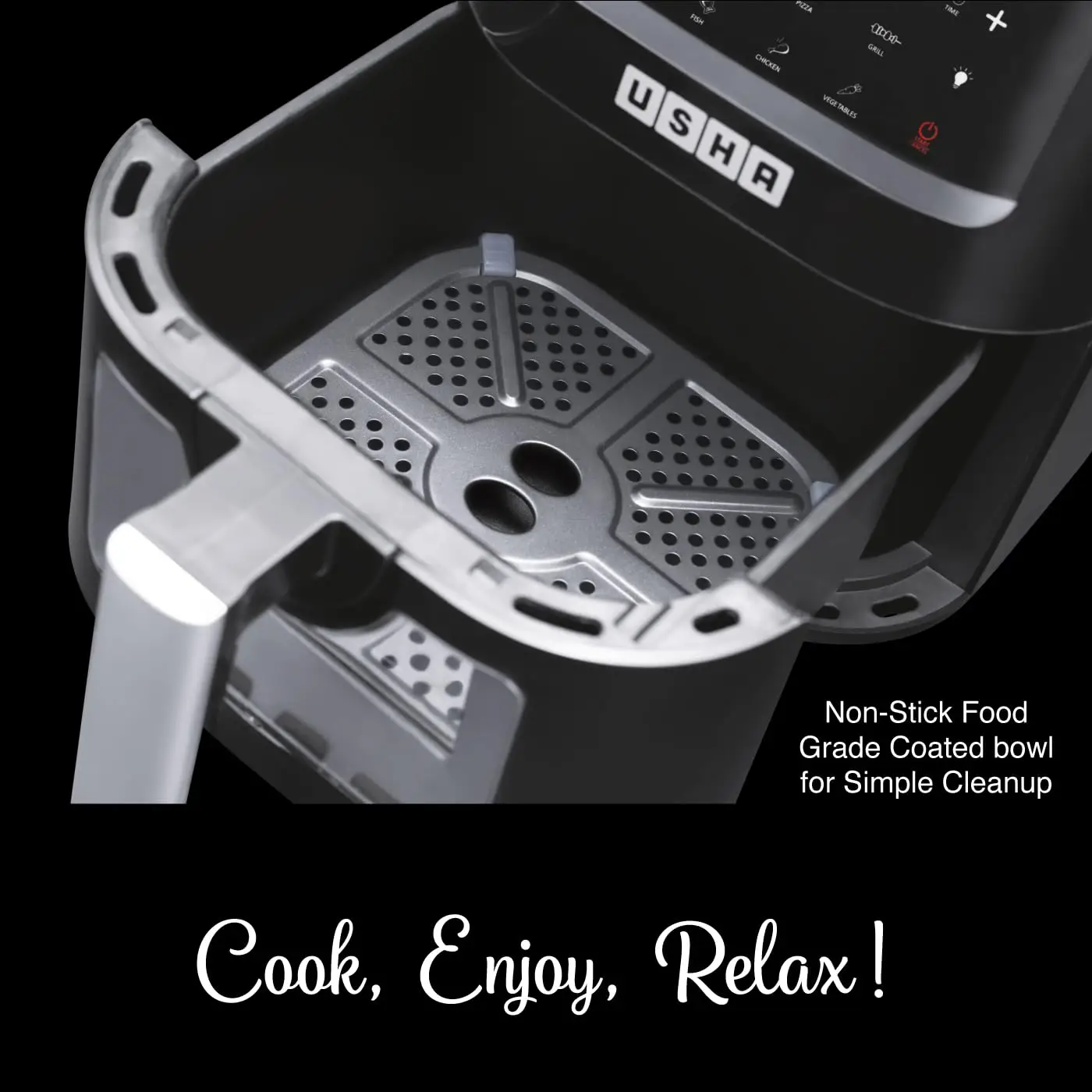 Usha i Chef Smart 4.5 Litre Air Fryer view 5
