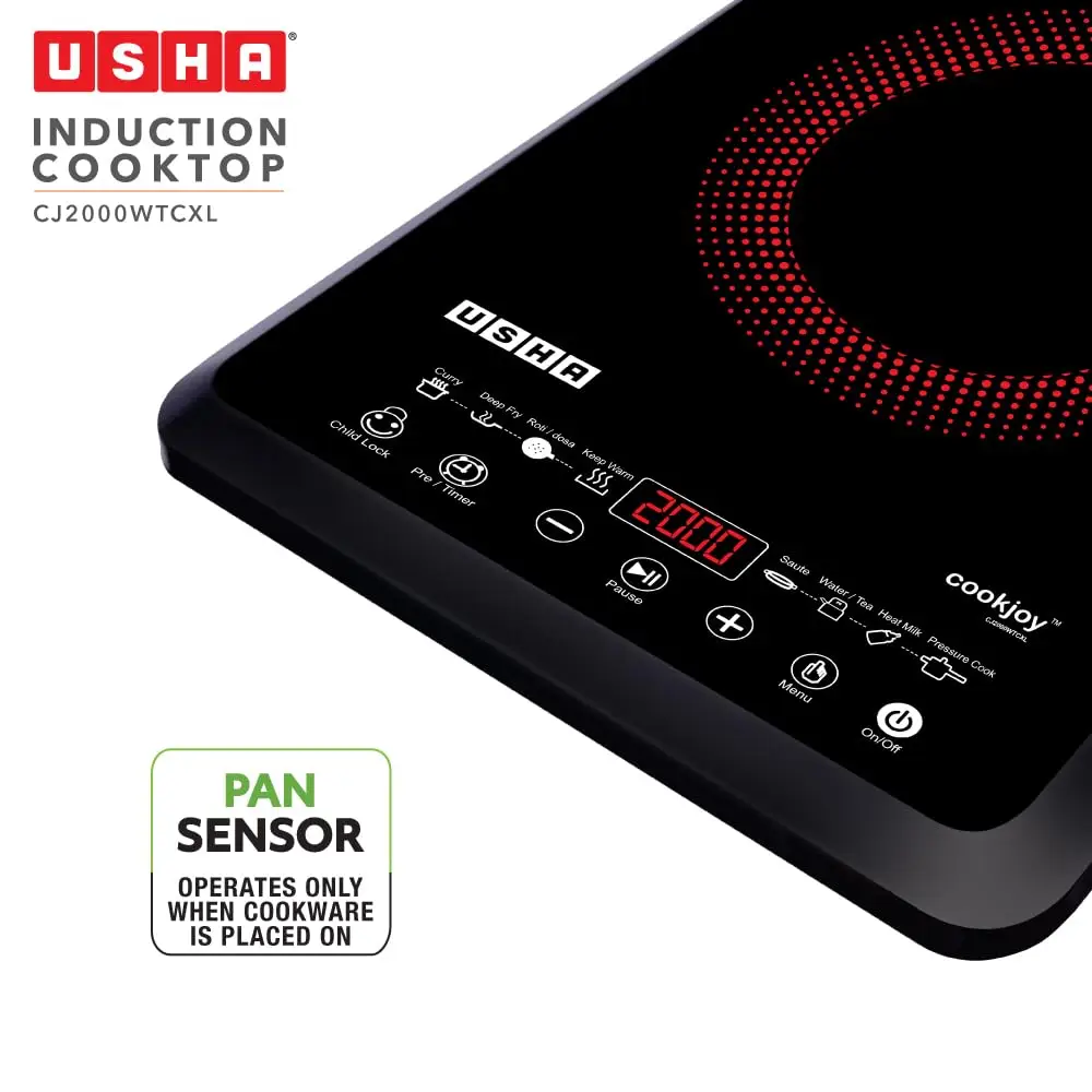 Usha CJ2000WTC Induction Cooktop view 2