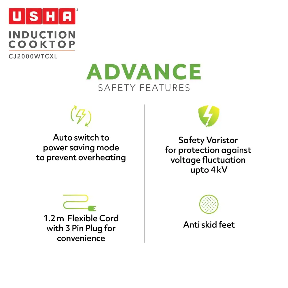 Usha CJ2000WTC Induction Cooktop view 6