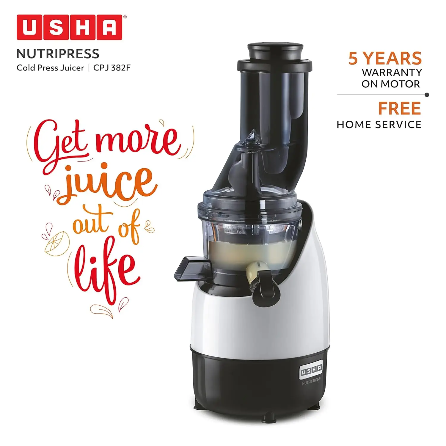 Usha CPJ 382F Cold Press Juicer view 3