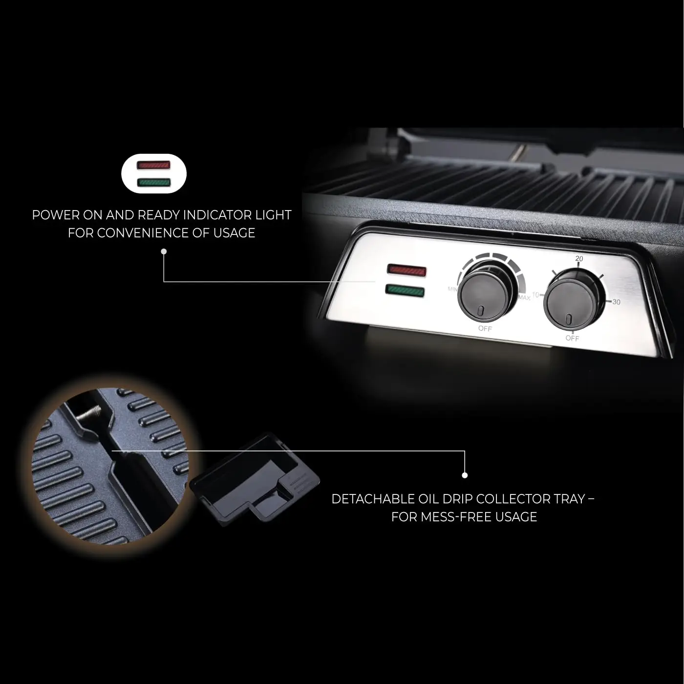 Usha iChef 2000 watt 4 Slice Sandwich Griller view 4