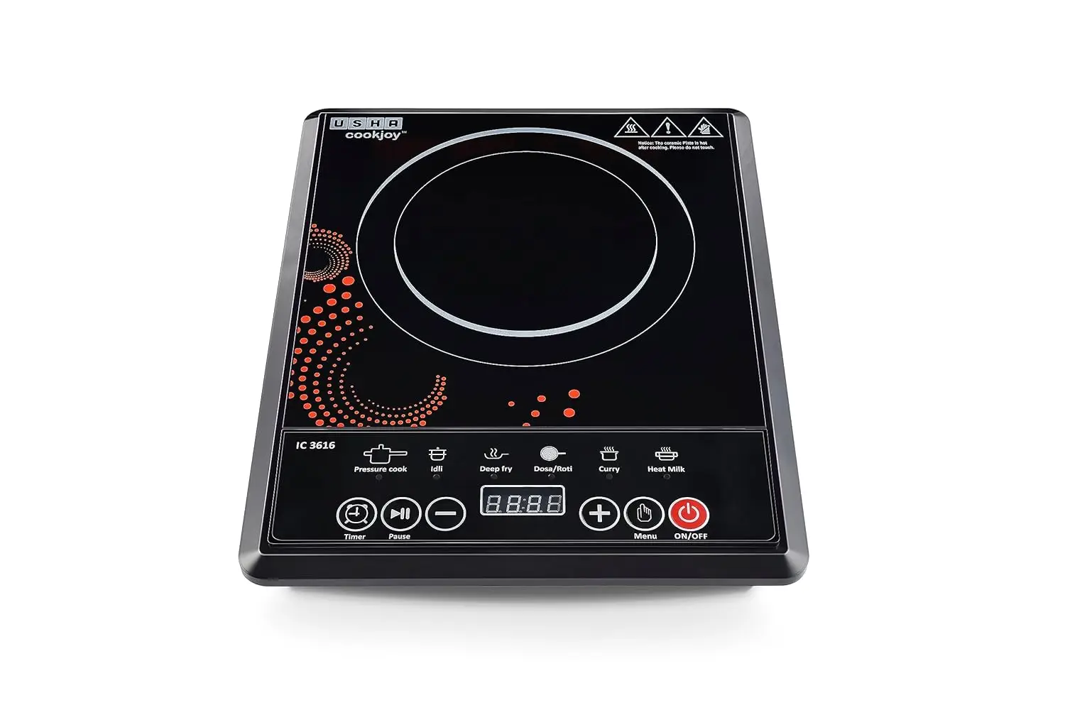 Usha IC 3616 1600 Watt Induction Cooktop view 2