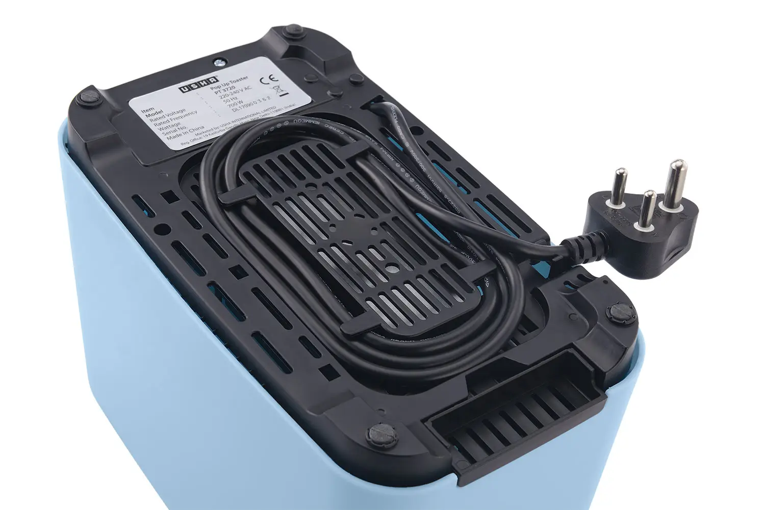 Usha PT 3720 Ice Blue Pop Up Toaster view 6
