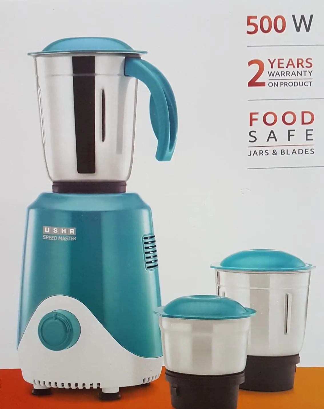 Usha SM500M13 Speed Master 500 watt Mixer Grinder view 5