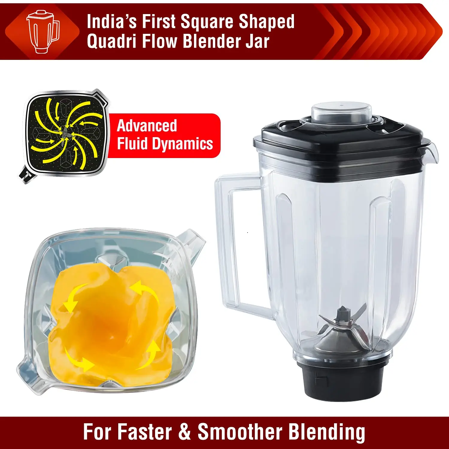 Usha TP800MX4 Trienergy+ 800 watt Mixer Grinder view 6