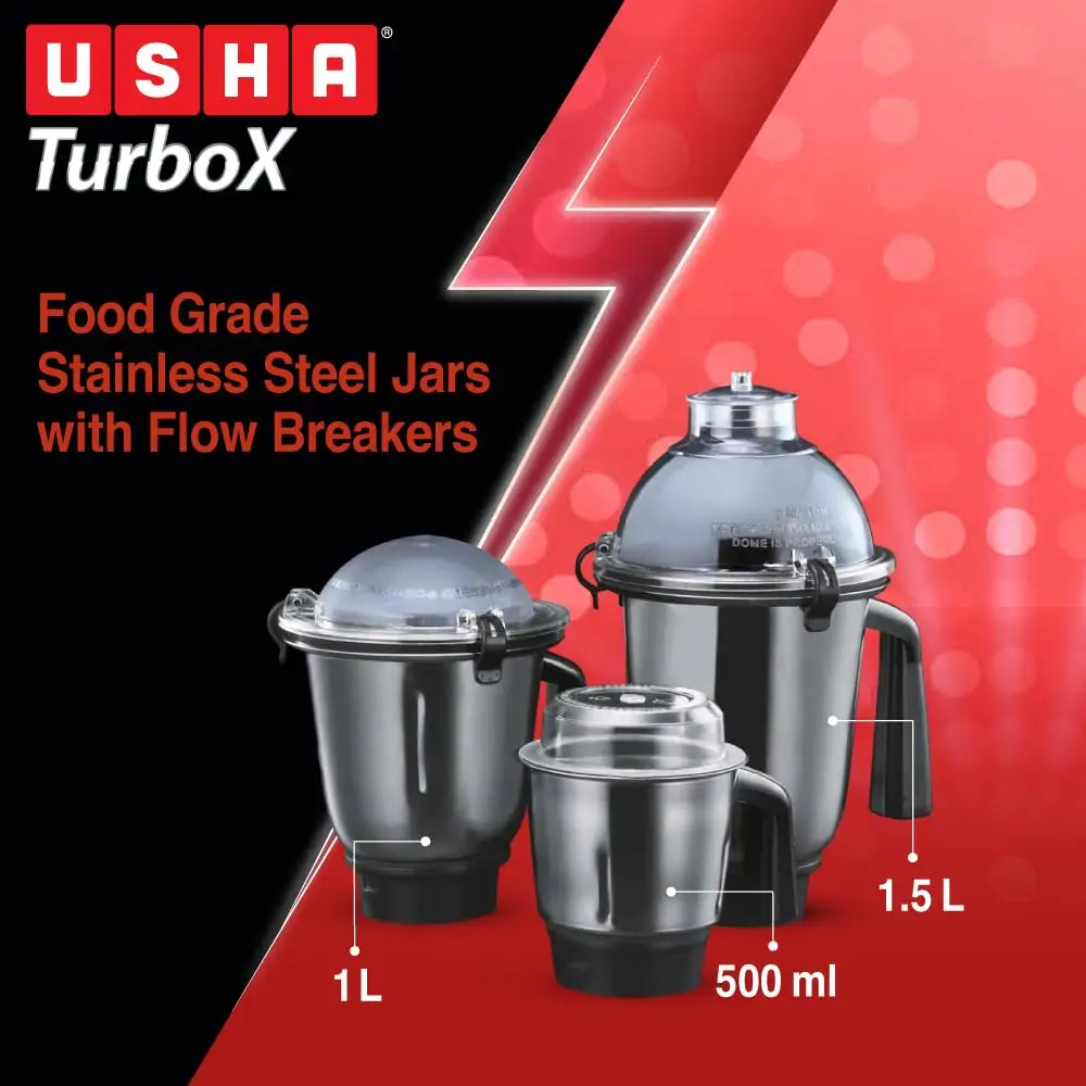 Usha TurboX 1200 Watt Mixer Grinder view 2