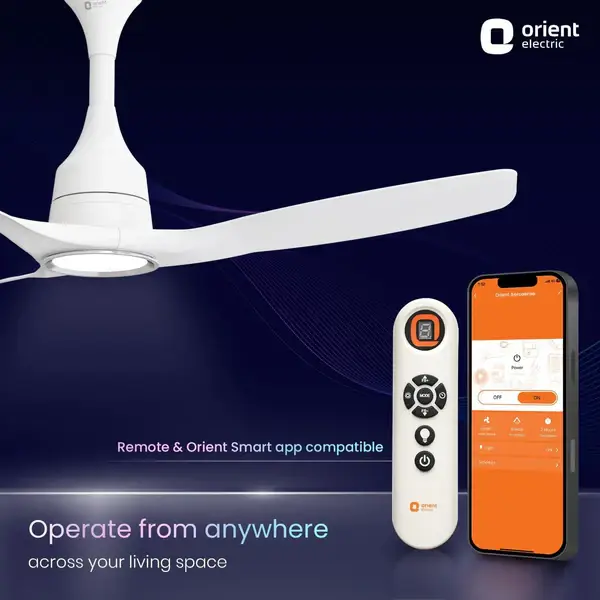 Orient Aerosense Smart BLDC IOT with Underlight 1200mm Ceiling Fan view 3