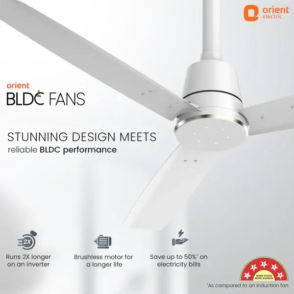 Orient Proton BLDC 1200mm Ceiling Fan with Remote view 2