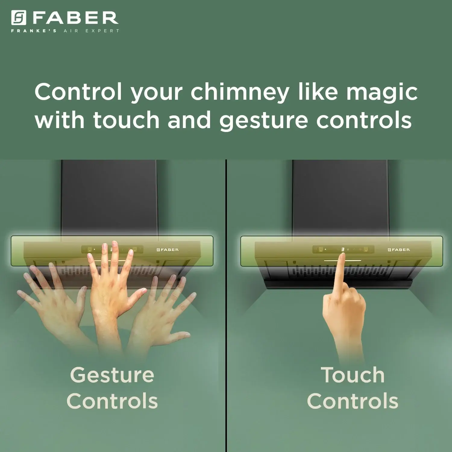 Faber Hood Charm BLDC HC SC FL BK IN 90 –T Chimney view 7