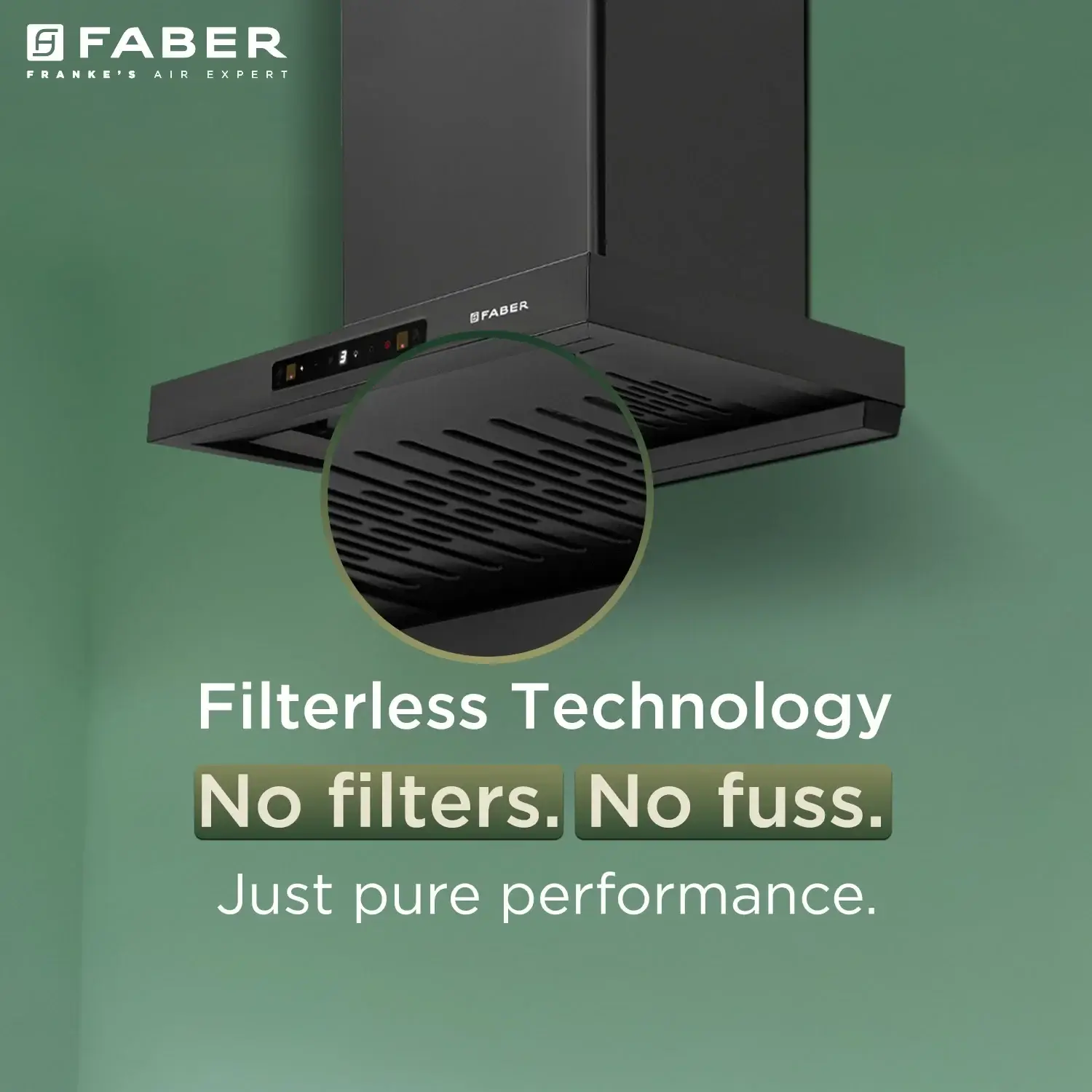 Faber Hood Charm BLDC HC SC FL BK IN 90 –T Chimney view 9