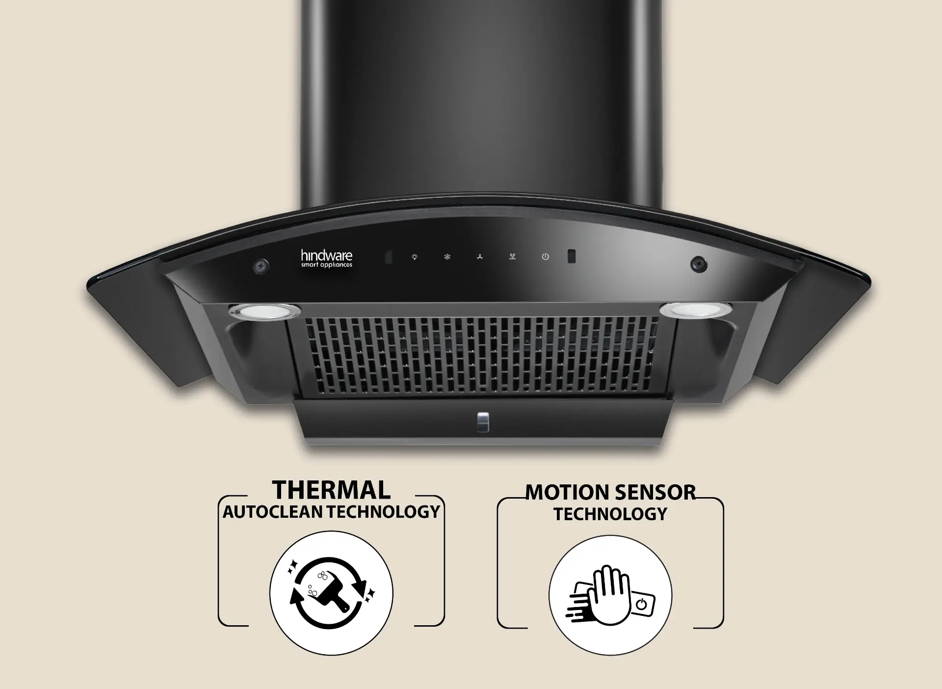 Hindware Celesia Autoclean 60 Chimney view 4