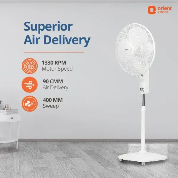 Orient Stand 32 400mm Pedestal Fan view 3