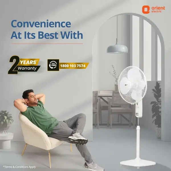Orient Stand 32 400mm Pedestal Fan view 9