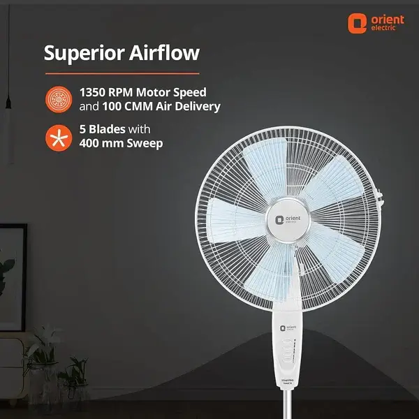 Orient Wind Pro Stand 70 400mm Pedestal Fan view 3