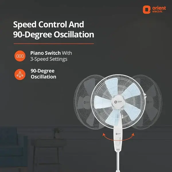 Orient Wind Pro Stand 70 400mm Pedestal Fan view 4
