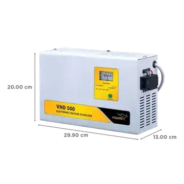 V-Guard VND 500 Stabilizer (150 VAC - 285 VAC) for 2 Ton AC view 2