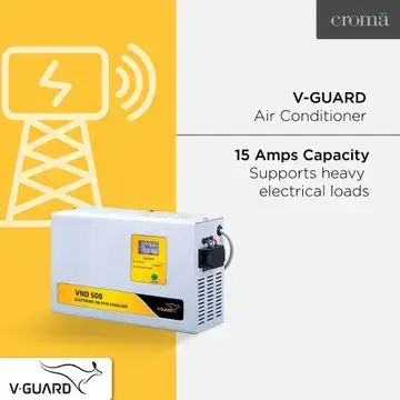 V-Guard VND 500 Stabilizer (150 VAC - 285 VAC) for 2 Ton AC view 4