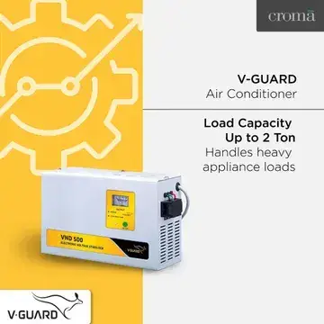 V-Guard VND 500 Stabilizer (150 VAC - 285 VAC) for 2 Ton AC view 5