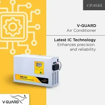 V-Guard VND 500 Stabilizer (150 VAC - 285 VAC) for 2 Ton AC view 7