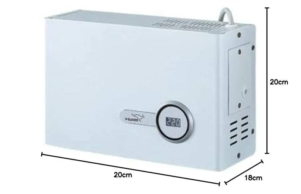 V Guard VWR 400 Plus Stabilizer (130 VAC - 300 VAC) for 1.5 Ton Ac view 2