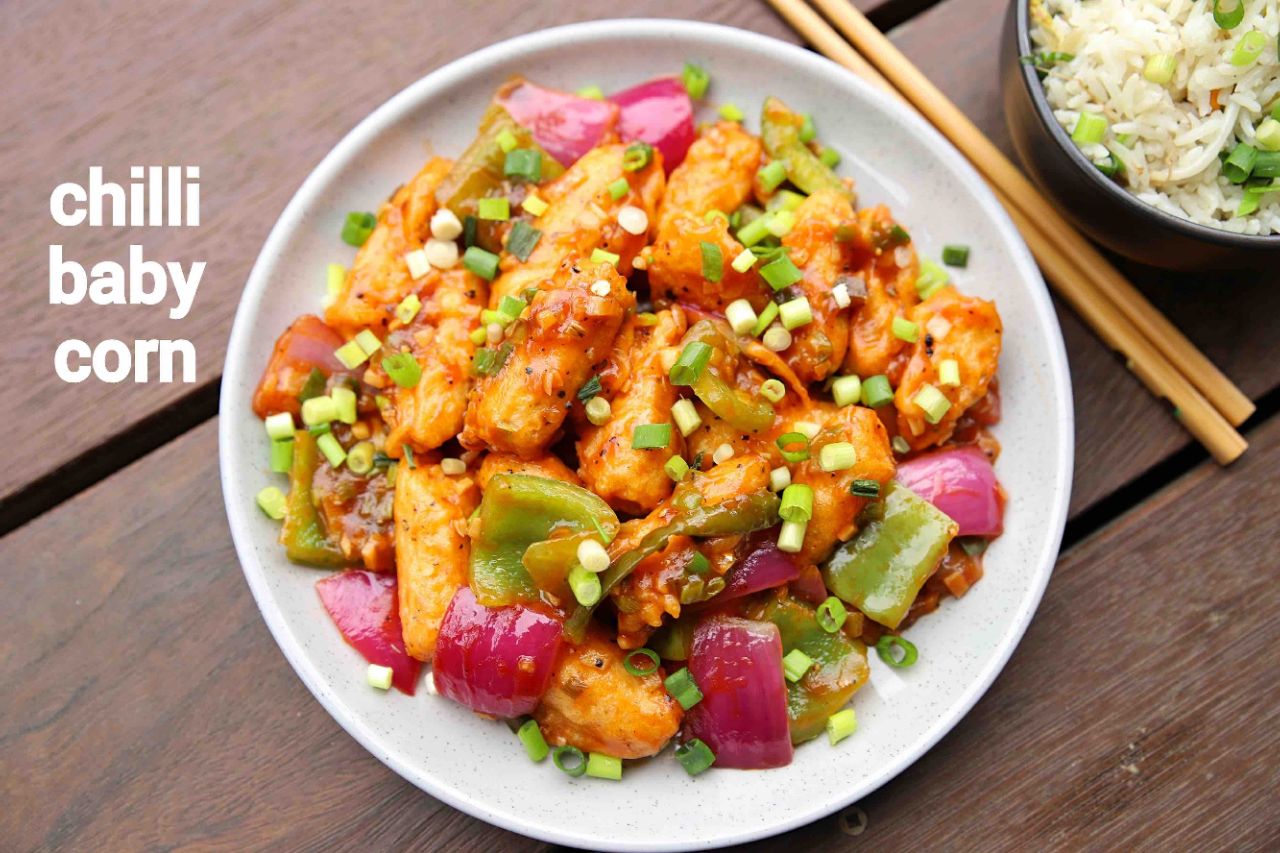 Chilli Baby Corn || 750ml || Serves 2+ ||