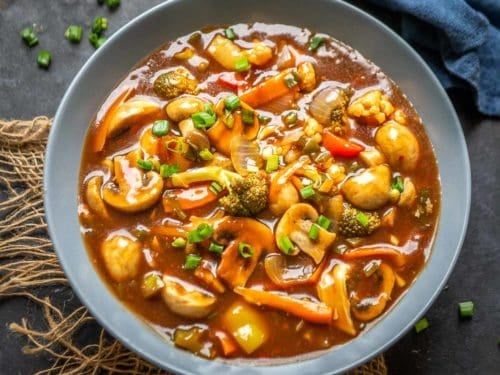 Vegetable in hot garlic sauce || 750ml || Serves 2+ ||