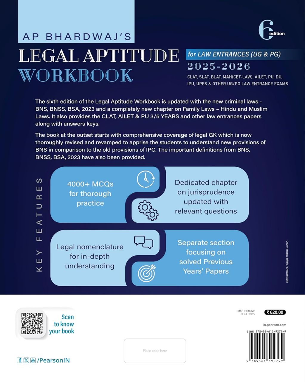AP Bhardwaj Legal Aptitude Workbook | 9789361592799 view 4