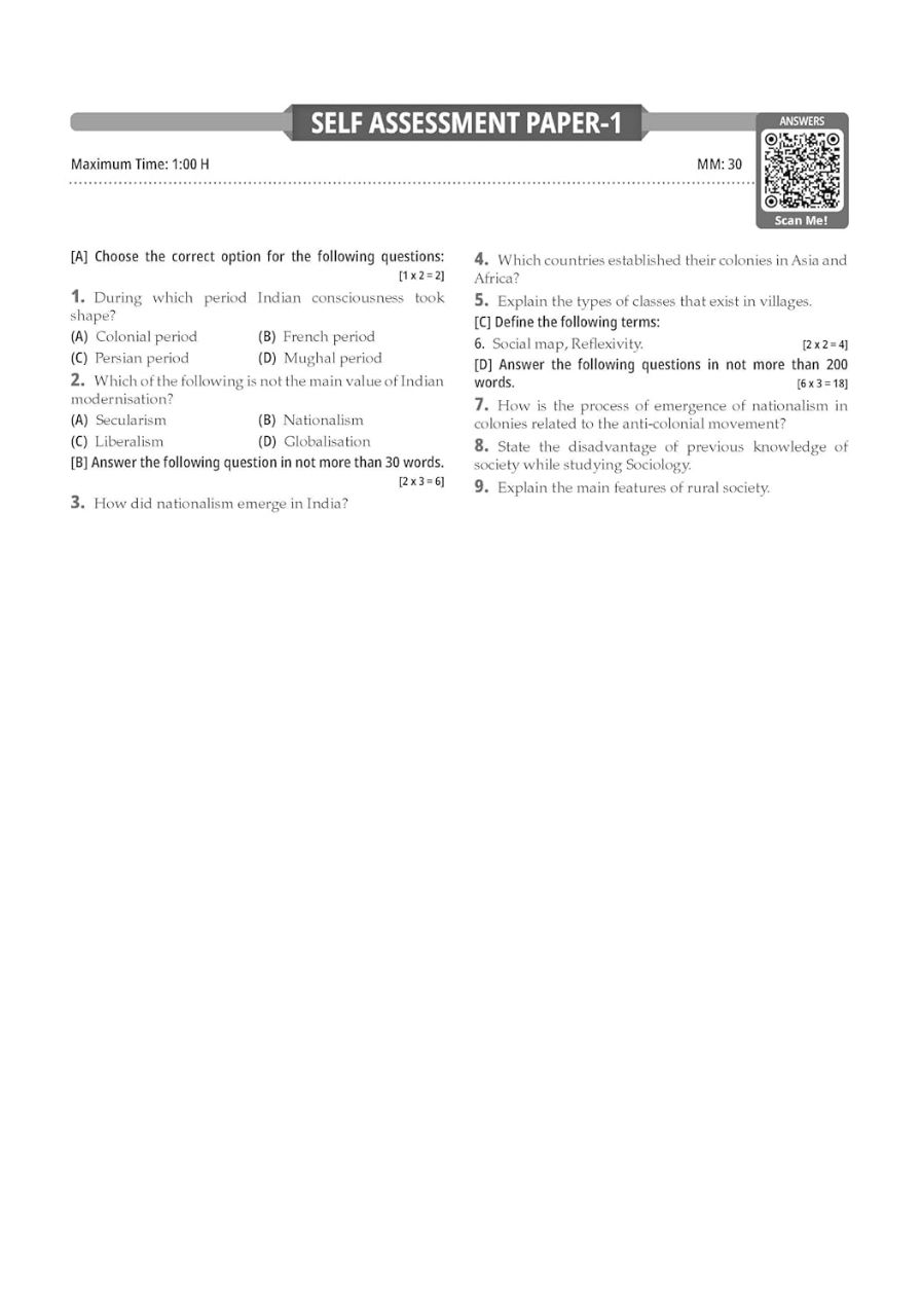 Oswaal CBSE Question Bank Chapterwise and Topicwise Solved Papers Class 12 Sociology For Exam 2026 | 9789362390875 view 5