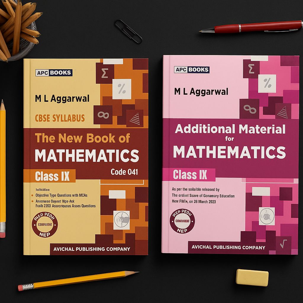 APC The New Book of Mathematics CBSE Class 9 Textbook by M L Aggarwal with Additional Material | 9789363334984