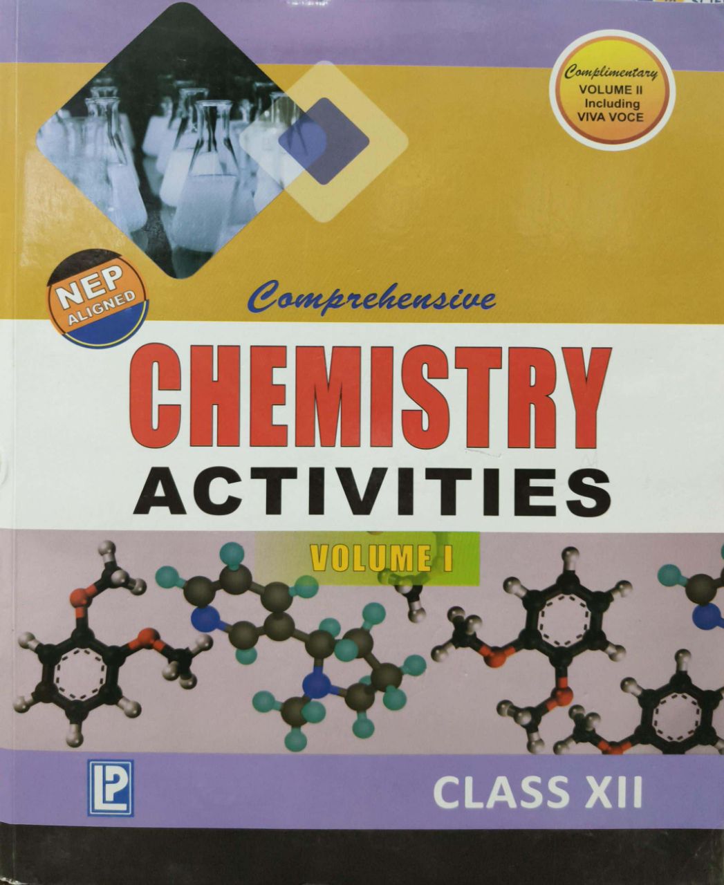 Laxmi CBSE 12 Comprehensive Chemistry Lab Manual Vol 1 & 2 | 9788131808160