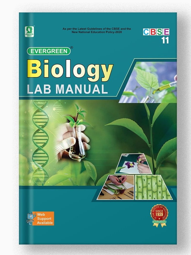 Candid CBSE 11 Biology Lab Manual | Evergreen Publication | 9789350632574