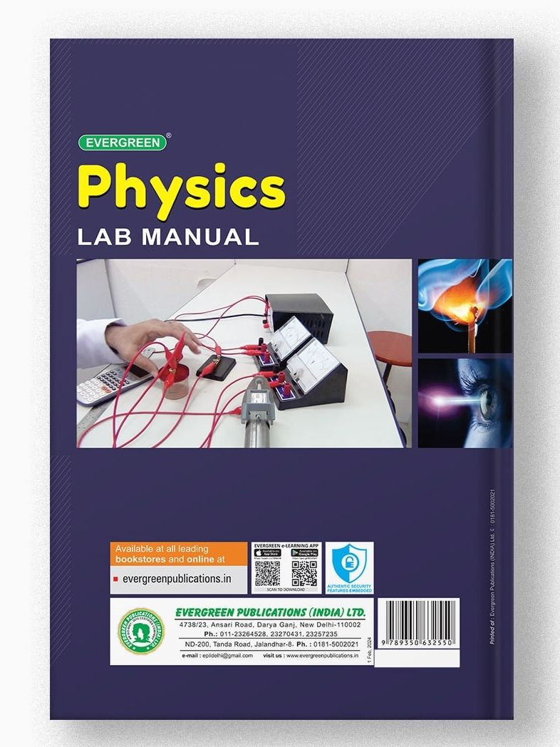 Candid CBSE 12 Physics Lab Manual HB | Evergreen Publication | 9789350632550 view 2