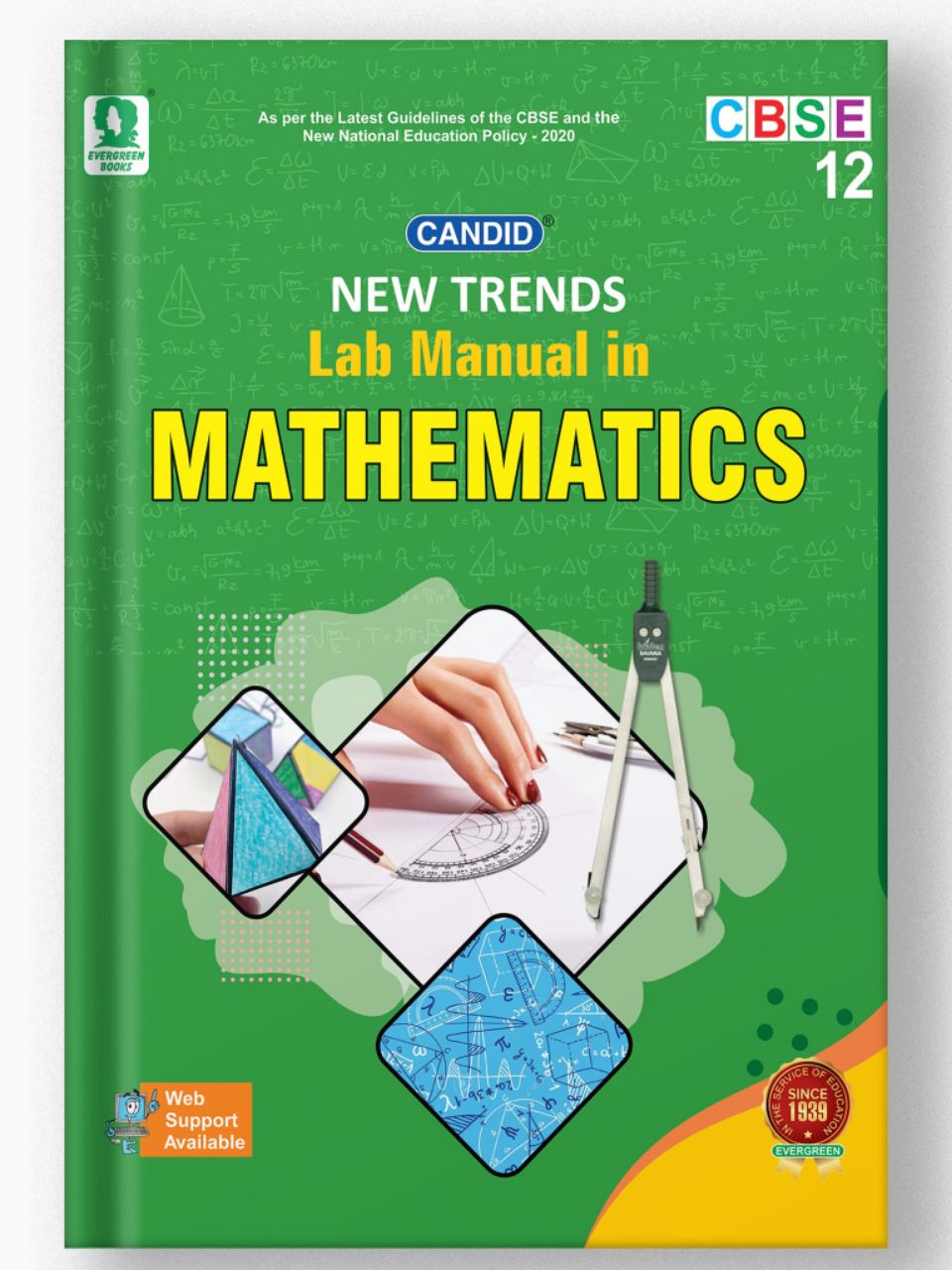 Candid CBSE 12 Mathematics Lab Manual | Evergreen Publication | 9789388738378